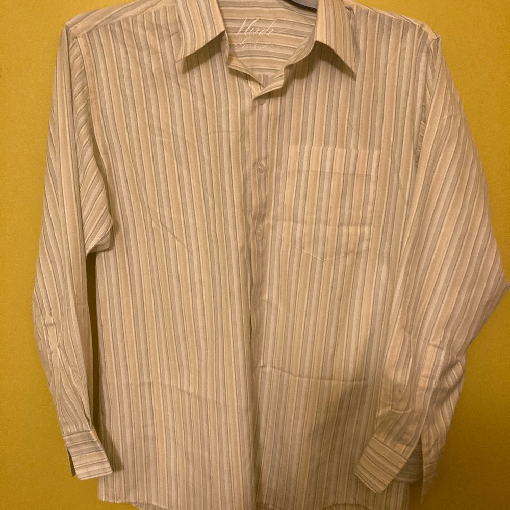 Minh fashion dress shirt button-down stripe